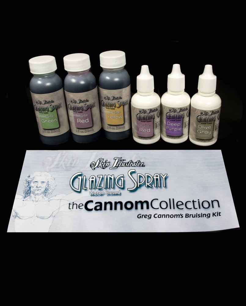glazing spray greg cannom bruising kit