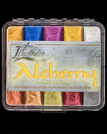 alchemy on set palette metallic chrome makeup alcohol activated skin illustrator fx body paint